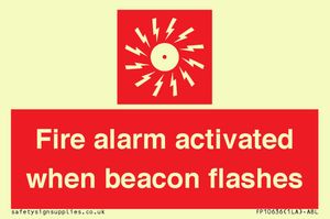 FP10636: Fire alarm activated when beacon flashes