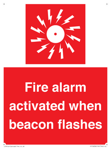 FP10636: Fire alarm activated when beacon flashes