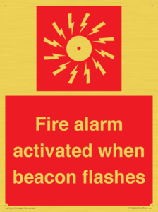 FP10636: Fire alarm activated when beacon flashes