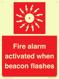 FP10636: Fire alarm activated when beacon flashes