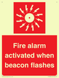 FP10636: Fire alarm activated when beacon flashes