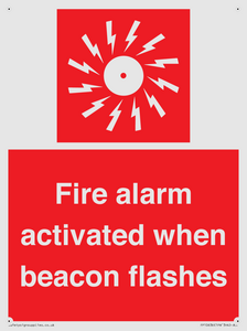 FP10636: Fire alarm activated when beacon flashes