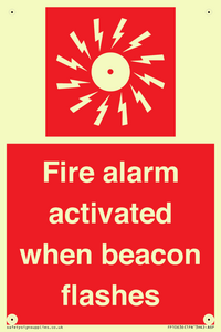 FP10636: Fire alarm activated when beacon flashes