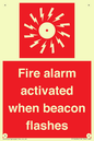 FP10636: Fire alarm activated when beacon flashes