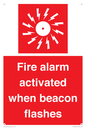FP10636: Fire alarm activated when beacon flashes