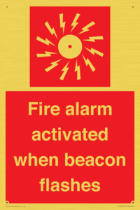 FP10636: Fire alarm activated when beacon flashes