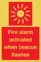 FP10636: Fire alarm activated when beacon flashes