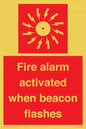 FP10636: Fire alarm activated when beacon flashes