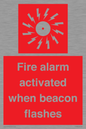 FP10636: Fire alarm activated when beacon flashes