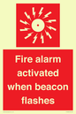 FP10636: Fire alarm activated when beacon flashes