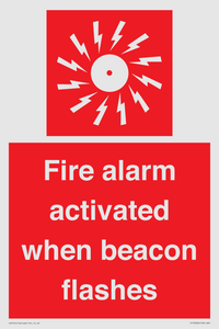 FP10636: Fire alarm activated when beacon flashes