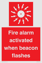 FP10636: Fire alarm activated when beacon flashes