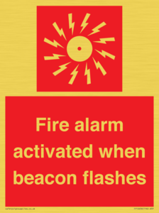 FP10636: Fire alarm activated when beacon flashes
