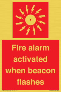 FP10636: Fire alarm activated when beacon flashes