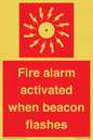 FP10636: Fire alarm activated when beacon flashes