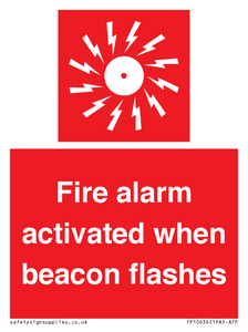 FP10636: Fire alarm activated when beacon flashes