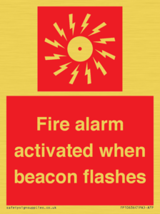FP10636: Fire alarm activated when beacon flashes