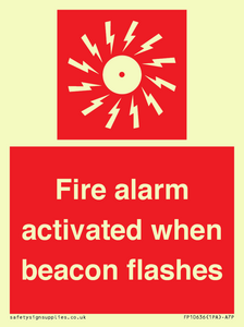 FP10636: Fire alarm activated when beacon flashes