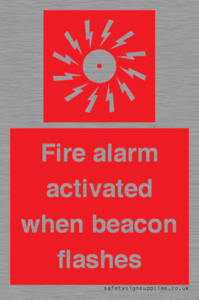 FP10636: Fire alarm activated when beacon flashes