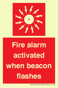 FP10636: Fire alarm activated when beacon flashes