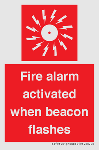 FP10636: Fire alarm activated when beacon flashes