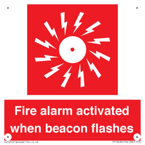 FP10636: Fire alarm activated when beacon flashes