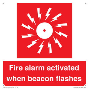 FP10636: Fire alarm activated when beacon flashes