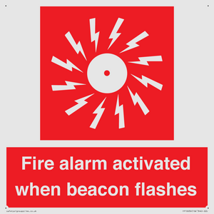 FP10636: Fire alarm activated when beacon flashes