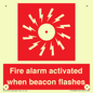 FP10636: Fire alarm activated when beacon flashes