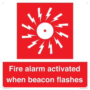 FP10636: Fire alarm activated when beacon flashes