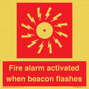 FP10636: Fire alarm activated when beacon flashes