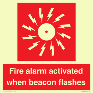 FP10636: Fire alarm activated when beacon flashes