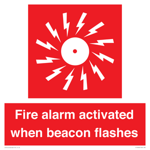 FP10636: Fire alarm activated when beacon flashes
