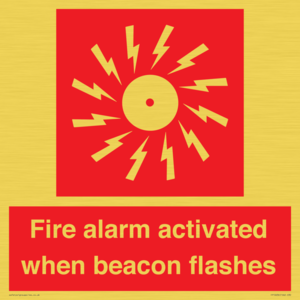 FP10636: Fire alarm activated when beacon flashes