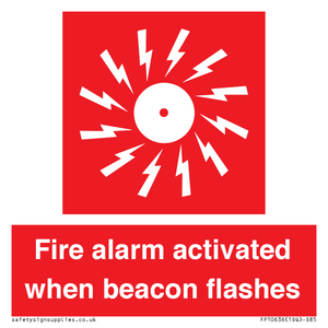 FP10636: Fire alarm activated when beacon flashes