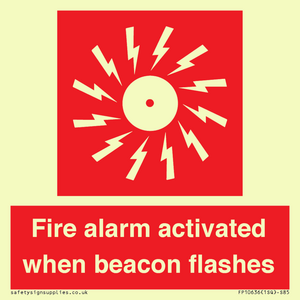 FP10636: Fire alarm activated when beacon flashes