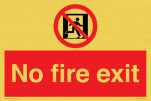 FP10953: No Fire Exit