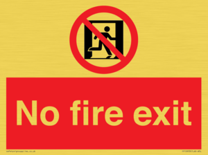 FP10953: No Fire Exit