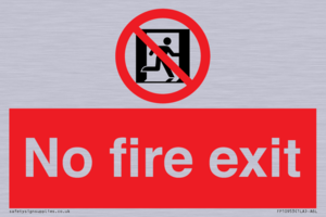 FP10953: No Fire Exit