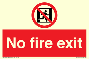 FP10953: No Fire Exit