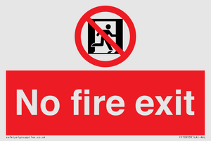 FP10953: No Fire Exit