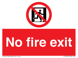 FP10953: No Fire Exit