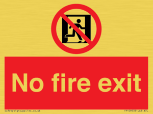 FP10953: No Fire Exit