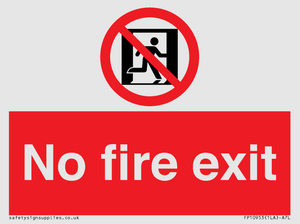 FP10953: No Fire Exit