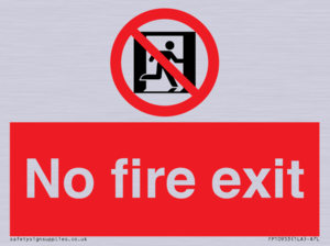 FP10953: No Fire Exit