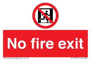 FP10953: No Fire Exit