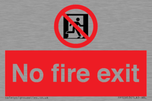 FP10953: No Fire Exit