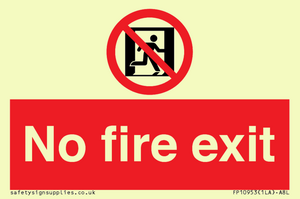 FP10953: No Fire Exit