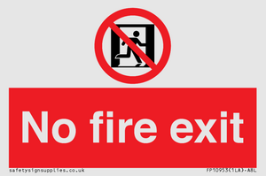 FP10953: No Fire Exit