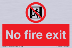 FP10953: No Fire Exit